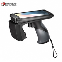 Lecteur RFID UHF Android de qualité industrielle HUAWU 860-960MHZ avec pistolet