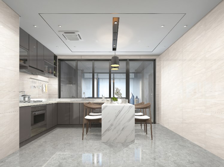 Cheap 400x800mm Beige Color Marble Design Wall Tile for Bathroom and Living Room