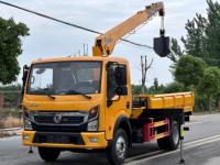 Camion-grue 4 tonnes Dongfeng D6 160 CV 8 vitesses, homologué pour la circulation urbaine, camion de transport de marchandises, OEM d'usine pour travaux municipaux