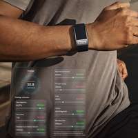 JCVital V8 V8B V8C SDK API OEM ODM Bracelet intelligent avec moniteur de vitalité IA amélioré, rapport de comparaison des tendances de santé, B2BCE FCC Rohs