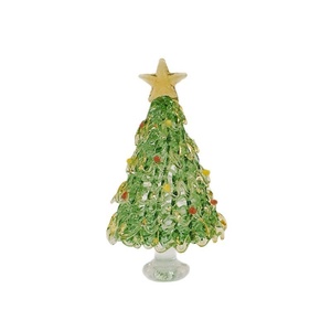 Ornamento da Scrivania in Vetro Boshan con Lavorazione a Filo, Albero <span class=keywords><strong>di</strong></span> <span class=keywords><strong>Natale</strong></span> Fatto a Mano per Ufficio, Casa e Regali Festivi - Product Image 5