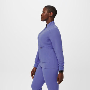 Chaqueta Clásica de Manga Larga Personalizada Bestex, Uniforme de Enfermera con Cuello Alto, Chaquetas Médicas de Enfermería, Conjunto de Uniforme de Laboratorio para Mujer - Product Image 2