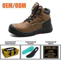 Sepatu Keselamatan Kerja Tiger Master Composite Toe Anti-tusuk untuk Industri Minyak, Sol Karet PU Anti-selip & Anti-minyak, Anti-statis untuk Pria