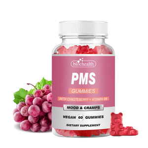 BIOCCHN Etiqueta privada PMS Alivio de la menopausia Soporte de hormonas Suplemento de gomitas Vitaminas Gomitas de la menopausia para mujeres - Product Image 1