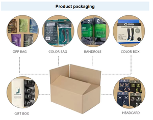 Calcetines deportivos bordados con estampado personalizado para hombre con embalaje calcetines de mujer al por mayor - Product Image 4