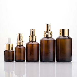 <span class=keywords><strong>Prix</strong></span> usine Oblique épaule 15ml 30ml 50ml 60ml 100 ml 120ml 200ml flacon pulvérisateur en verre de <span class=keywords><strong>parfum</strong></span> ambré clair avec pulvérisateur à pompe - Product Image 1