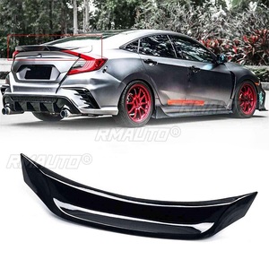 สปอยเลอร์หลังทรง Civic R Style สำหรับรถยนต์ Honda Civic รุ่นที่ 10 Sedan ปี 2017-2020 ชุดแต่งสปอยเลอร์หลังทรง Ducktail พร้อมอุปกรณ์ตกแต่งรถยนต์ - Product Image 3