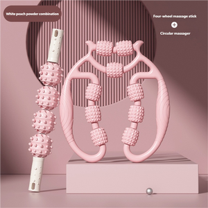 Rodillo de abrazadera para pierna de terapia muscular para reducción de <span class=keywords><strong>celulitis</strong></span> y relajación corporal, rodillo de masaje para pies - Product Image 5
