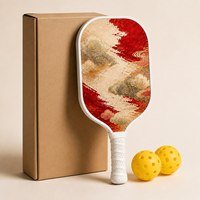 Raquette de pickleball thermoformée haut de gamme en fibre d'aramide de 16 mm, directement de l'usine, personnalisation de marque OEM pour les détaillants sportifs