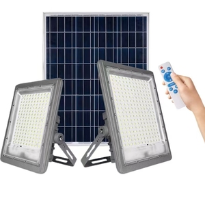 Reflector LED <span class=keywords><strong>Solar</strong></span> de Aluminio para Exteriores, Impermeable IP66, con Batería LiFePO4, para Estadios Deportivos, 200W/300W, Garantía de 2 Años, Haz de Luz de 70-140° - Product Image 2