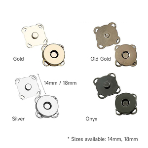 חזק הצמד הצמד מגנטי לחצני הצמד 14 מ "מ/18 מ" מ לחומרה סוג לחצן עשוי סגסוגת אבץ עבור שקיות - Product Image 2