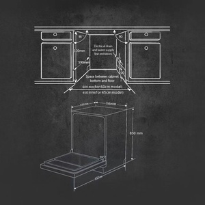 Plein-intégrer Construit-en <span class=keywords><strong>Lave</strong></span>-<span class=keywords><strong>Vaisselle</strong></span> 45cm/60cm 8-12 Ensembles Trois <span class=keywords><strong>Couverts</strong></span> Tiroirs Désinfection Ion Auto-ouvert <span class=keywords><strong>Lave</strong></span>-<span class=keywords><strong>Vaisselle</strong></span> - Product Image 6