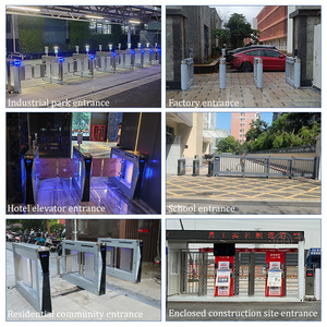 Torniquete Giratorio Hengbo con Escáner de Código de Barras, Sistema de Control de Acceso con Tickets <span class=keywords><strong>para</strong></span> Edificios Comerciales - Product Image 6