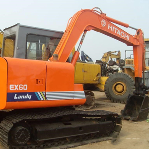 Mini-excavatrice sur chenilles Hitachi EX60-1 ZX60 d'occasion avec godet de 0,8 m, puissance de 65 kW, garantie de 6 mois, en vente - Product Image 1