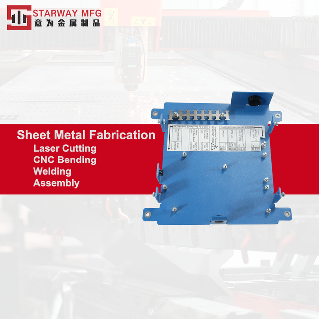 STARWAY Customized Size Coated Metal Bracket Box and Enclosures Various Industrial Use Sheet Metal Fabrication with High Quality