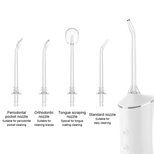 IPX7 USB 휴대용 200ml 무선 전기 무선 수풀 가정용 배터리 용 구강 세척기 용 미니 플라스틱 치아 청소 - Product Image 4