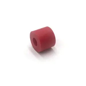 Kunden spezifische verschleiß feste und korrosions beständige rote Elastomer-Gummi-Polyurethan-Feder