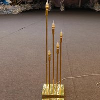 Bougeoir en métal doré lampadaire de décoration de mariage haut de gamme pour candélabres de mariage