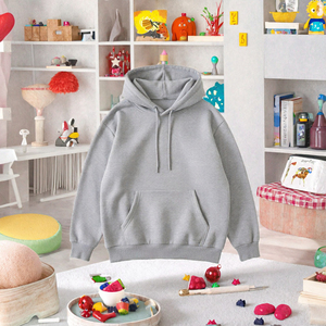 Sweat-shirt à capuche gris pour enfants, sweat-shirt à capuche pour enfants avec poche avant, vêtements décontractés pour l'automne et l'hiver - Product Image 3
