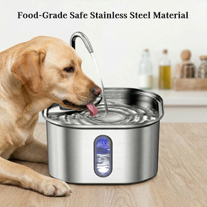 Fontanella Automatica per Animali Domestici da 3,2L in Acciaio Inox, Ciotola per Bere per Cani e Gatti con Sistema di Filtrazione Profonda, Sicura per Animali Domestici - Product Image 4