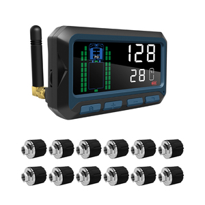 Keluaran baru truk roda 12 tugas berat dan <span class=keywords><strong>Sensor</strong></span> <span class=keywords><strong>TPMS</strong></span> RV 433.92Mhz sistem pemantauan tekanan ban untuk Ban Trailer - Product Image 1