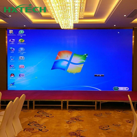 Panel de pantalla LED curvo delgado de pared LED de producción virtual fija para estudio de TV interior y pantalla de película