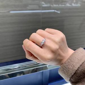 Anillo de Plata S925 DIY 10644 con Soporte de Bambú, Cuentas Redondas de 2-4 mm, Accesorios de Perlas - Elegantes Anillos de Perlas - Product Image 3