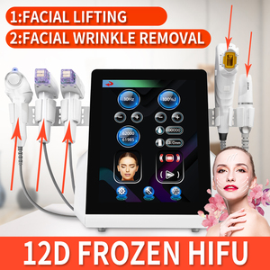 เครื่องยกกระชับใบหน้า 12D Frozen HIFU พร้อม RF Microneedling ช่วยกระชับผิว ลดเลือนริ้วรอย สำหรับร้านเสริมสวย - Product Image 2