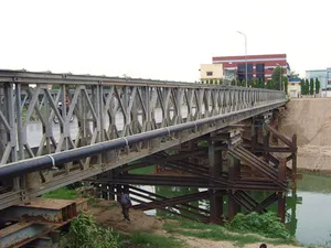 Uzun açıklıklı yüksek mukavemetli çelik yapı köprüsü