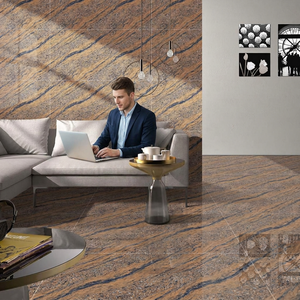 Foshan Fatong carreaux กระเบื้องพอร์ซเลนสีขาว600x1200มม. กระเบื้องเคลือบพื้นลายหินอ่อนสีน้ำตาล DC บราซิล - Product Image 6