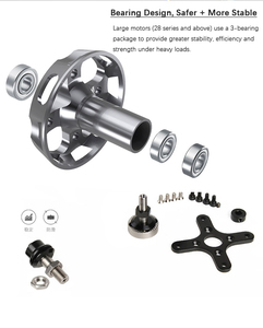 <span class=keywords><strong>Motor</strong></span> de Dron Faradyi de Alta Potencia AT2820 3D F3A RC, <span class=keywords><strong>Motor</strong></span> sin Escobillas de Alta Calidad, Impermeable, Eje Largo, 1000W - Product Image 6