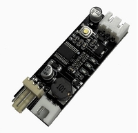 Solo 12V 0.8A DC PWM 2-3 hilos ventilador Control de temperatura controlador de velocidad chasis computadora Noiseor PC CPU ventilador enfriador alarma STK IC