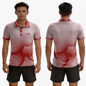 เสื้อโปโลผู้ชายแบบหรูหราระบายอากาศได้ดีดีไซน์ทันสมัยออกแบบได้ตามต้องการ - Product Image 1