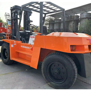 Montacargas Usado TCM FD100 EPA CE de 10 Toneladas con Elevación de 3m, Desplazador Lateral, Mástil Tríplex, Diésel, 6 Meses de Garantía - Product Image 1