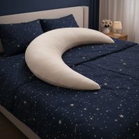 Coussin d'allaitement et de soutien post-partum en forme de C, en tissu doux pour la peau, lavable et portable