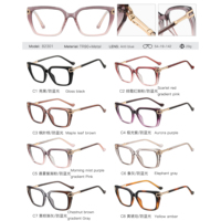 MS 82301 Gafas de Moda 2025, Monturas de Gafas Ópticas TR90+Metal con Bloqueo de Luz Azul, Gafas de Diseño OEM/ODM