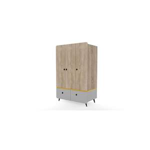 Moderno Multifunción Suntalam Armario EDI Gabinete de tres puertas 62cm Profundidad 185cm Altura 121cm Ancho - Product Image 1