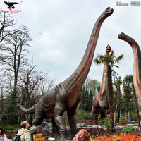 Dinosaure Électrique Géant Certifié CE, Réaliste, en Métal, avec Sons et Tête Clignotante, pour Centres Commerciaux et Enfants