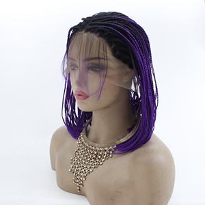 LINDALHAIR tresses sous perruque tresses bouclées devant examen express, perruque tressée frontale styles dentelle de cheveux humains gris près de moi - Product Image 5