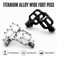 Repose-pieds universels larges en alliage de titane OEM Sur-Ron Light Bee X Ultra Bee Talaria E-Ride Pro Vélo électrique MX Performance