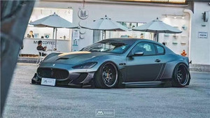 Kit carrosserie large pour Maserati GT Gran Turismo : Améliorations style LB, lèvre avant, diffuseur, spoiler, capot avec carrosserie large - Product Image 6