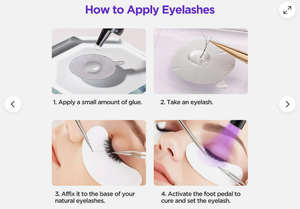 Màu Xanh UV Lash keo nhãn hiệu riêng 7-9 tuần kéo dài nhanh khô chuyên nghiệp 1 giây UV LED Lash keo Hàn Quốc UV - Product Image 4