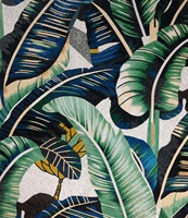 Mosaïque murale en verre décorative artisanale à motifs floraux multicolores personnalisés
