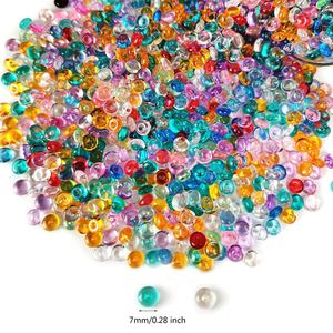 Accessoires de bricolage de qualité supérieure, boue de cristal, colle à bulles, jouet à presser bruyant, perles de slime acrylique multicolores - Product Image 3