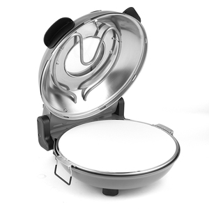 Horno de <span class=keywords><strong>Pizza</strong></span> Eléctrico Automático Portátil de Acero Inoxidable de <span class=keywords><strong>12</strong></span> Pulgadas, Rápido y sin Humo - Product Image 1