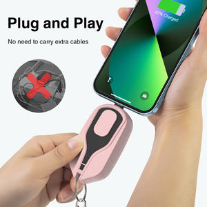 휴대용 <span class=keywords><strong>2500mAh</strong></span> 파워 뱅크 키 체인 포켓 비상 휴대 전화 충전기 아이폰 안드로이드 미니 배터리 팩 충전 기능 - Product Image 3