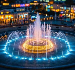 Zhejiang su taç paslanmaz çelik şelale çeşme bahçe dekorasyon toptan su özelliği için - Product Image 3