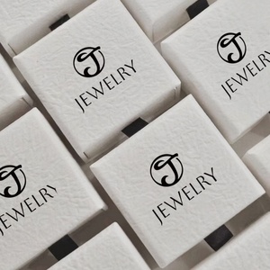 Caja y Bolsa de Embalaje de Joyería de Lujo Blanca y Negra al por Mayor, Caja para Pulseras, Collares y Pendientes con Logotipo Personalizado - Product Image 4