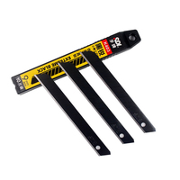 Lames de couteau utilitaire SDI de qualité supérieure 9 mm, lame noire intégrale à 60 degrés, petit cutter artistique, outil en acier allié pour gravure de film K403