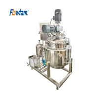 100 200 500 litres réservoir de mélange mélangeur sous vide mélangeur de parfum savon liquide faisant la machine avec homogénéisateur